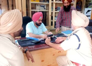 ਮੁਹਾਲੀ ਪੁਲੀਸ ਵਲੋਂ ਗਨ ਹਾਊਸਾਂ ਦੀ ਚੈਕਿੰਗ