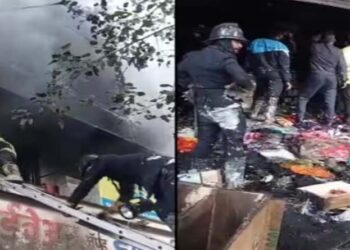 ਇਲੈਕਟ੍ਰਿਕ ਹਾਰਡਵੇਅਰ ਦੀ ਦੁਕਾਨ ਵਿੱਚ ਲੱਗੀ ਅੱਗ ਕਾਰਨ 2 ਬੱਚਿਆਂ ਸਮੇਤ ਪਰਿਵਾਰ ਦੇ 4 ਵਿਅਕਤੀਆਂ ਦੀ ਮੌਤ