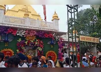 ਮਾਤਾ ਨੈਣਾ ਦੇਵੀ ਵਿਖੇ ਸਾਵਣ ਦੇ ਨਰਾਤਿਆਂ ਦਾ ਮੇਲਾ, ਦੂਰ ਦੁਰਾਡੇ ਤੋਂ ਸੰਗਤਾਂ ਲਵਾ ਰਹੀਆਂ ਹਾਜ਼ਰੀਆਂ