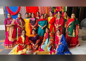 ਇਤਿਹਾਸਿਕ ਪਿੰਡ ਬਜੀਦਪੁਰ ਵਿਖੇ ਧੂਮ-ਧਾਮ ਨਾਲ ਮਨਾਇਆ ਗਿਆ ਤੀਆਂ ਦਾ ਤਿਉਹਾਰ