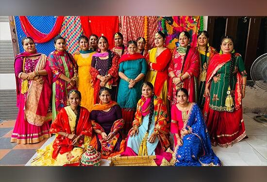 ਇਤਿਹਾਸਿਕ ਪਿੰਡ ਬਜੀਦਪੁਰ ਵਿਖੇ ਧੂਮ-ਧਾਮ ਨਾਲ ਮਨਾਇਆ ਗਿਆ ਤੀਆਂ ਦਾ ਤਿਉਹਾਰ