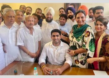 ਮੋਹਿਤ ਮਹਿੰਦਰਾ ਨੇ ਪੰਜਾਬ ਯੂਥ ਕਾਂਗਰਸ ਦੇ ਪ੍ਰਧਾਨ ਦਾ ਅਹੁਦਾ ਸੰਭਾਲਿਆ