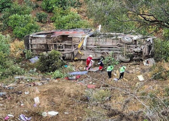 ਖੱਡ ਵਿੱਚ ਬੱਸ ਡਿੱਗਣ ਕਾਰਨ 24 ਵਿਅਕਤੀਆਂ ਦੀ ਮੌਤ