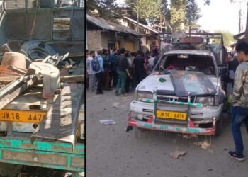 ਗੱਡੀ ਅੰਦਰ ਰੱਖੀ ਮਸ਼ੀਨ ਵਿੱਚ ਹੋਏ ਧਮਾਕੇ ਕਾਰਨ ਅੱਠ ਮਜ਼ਦੂਰ ਜ਼ਖਮੀ