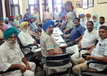 ਪੰਜਾਬ ਪੁਲੀਸ ਪੈਨਸ਼ਨਰਜ਼ ਵੈਲਫੇਅਰ ਐਸੋਸੀਏਸ਼ਨ ਨੇ ਮਹੀਨਾਵਾਰ ਮੀਟਿੰਗ ਵਿੱਚ ਮੁੱਦੇ ਵਿਚਾਰੇ