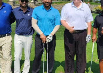 ਮਹਿੰਦਰ ਸਿੰਘ ਧੋਨੀ ਨੇ ਅਮਰੀਕਾ ਦੇ ਸਾਬਕਾ ਰਾਸ਼ਟਰਪਤੀ ਟਰੰਪ ਨਾਲ ਖੇਡੀ ਗੋਲਫ