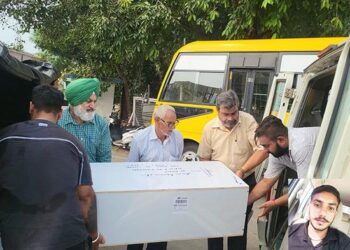 ਡਾ.ਐਸ.ਪੀ.ਸਿੰਘ ਓਬਰਾਏ ਸਦਕਾ ਬਜ਼ੁਰਗ ਮਾਪਿਆਂ ਦੇ ਇਕਲੌਤੇ ਪੁੱਤਰ ਮ੍ਰਿਤਕ ਸਰੀਰ ਪੁੱਜਿਆ ਭਾਰਤ