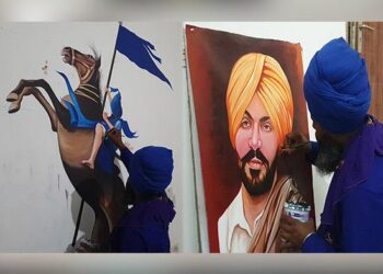 ਨਿਹੰਗ ਸਿੰਘ ਵੱਲੋਂ ਬਣਾਈਆਂ ਪੇਂਟਿੰਗ ਪੰਜਾਬ ਹੀ ਨਹੀਂ ਵਿਦੇਸ਼ਾਂ ਵਿੱਚ ਵੀ ਪਾ ਰਹੀਆਂ ਨੇ ਧੁੰਮਾਂ