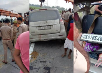 ਵਾਰਾਣਸੀ ਵਿੱਚ ਟਰੱਕ ਅਤੇ ਕਾਰ ਦੀ ਟੱਕਰ ਦੌਰਾਨ ਅੱਠ ਵਿਅਕਤੀਆਂ ਦੀ ਮੌਤ