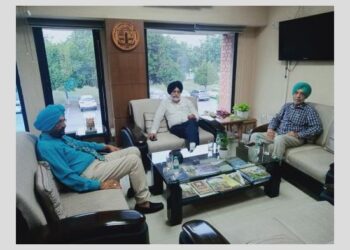 ਉੱਘੇ ਆਸਟ੍ਰੇਲੀਅਨ ਕੀਟ ਵਿਗਿਆਨੀ ਡਾਕਟਰ ਅਮਰਜੀਤ ਸਿੰਘ ਟਾਂਡਾ ਵੱਲੋਂ ਪੀ ਏ ਯੂ ਦੇ ਵਾਈਸ ਚਾਂਸਲਰ ਨਾਲ ਮੁਲਾਕਾਤ