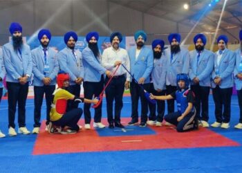 ਗੋਆ ਵਿਖੇ 37 ਵੀਂਆਂ ਰਾਸ਼ਟਰੀ ਖੇਡਾਂ ਵਿੱਚ ਖਾਲਸਾਈ ਜਾਹੋ ਜਲਾਲ ਨਾਲ ਹੋਇਆ ਸ਼ਾਨਦਾਰ ਆਗਾਜ਼ ਰਾਸ਼ਟਰੀ ਖੇਡਾਂ ਵਿਚ ਪਹਿਲੀ ਵਾਰ ਖੇਡੀ ਗਈ ਸਿੱਖ ਮਾਰਸ਼ਲ ਆਰਟ ਦੀ ਖੇਡ ਗਤਕਾ