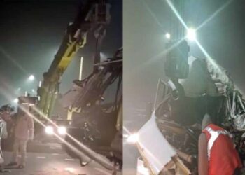 ਆਗਰਾ-ਦਿੱਲੀ ਹਾਈਵੇ ਤੇ ਬਰਾਤੀਆਂ ਨਾਲ ਭਰੇ ਵਾਹਨ ਦੀ ਟਰੱਕ ਨਾਲ ਟੱਕਰ ਦੌਰਾਨ 4 ਵਿਅਕਤੀਆਂ ਦੀ ਮੌਤ