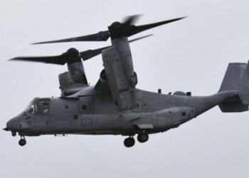 ਅਮਰੀਕੀ ਹੈਲੀਕਾਪਟਰ ਜਾਪਾਨ ਦੇ ਸਮੁੰਦਰ ਵਿੱਚ ਹੋਇਆ ਹਾਦਸਾਗ੍ਰਸਤ