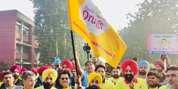 ਮੁੱਖ ਮੰਤਰੀ ਦੀ ਅਗਵਾਈ ਵਿੱਚ ਲੁਧਿਆਣਾ ਵਿਖੇ ਹੋਈ ਦੇਸ਼ ਦੀ ਸਭ ਤੋਂ ਵੱਡੀ Anti-Drug ਸਾਈਕਲ ਰੈਲੀ