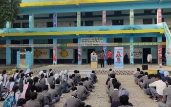 ਸਰਕਾਰੀ ਸਕੂਲ ਦੇ ਵਿਦਿਆਰਥੀਆਂ ਨੂੰ ਵੋਟ ਦੇ ਹੱਕਾਂ ਪ੍ਰਤੀ ਕੀਤਾ ਜਾਗਰੂਕ