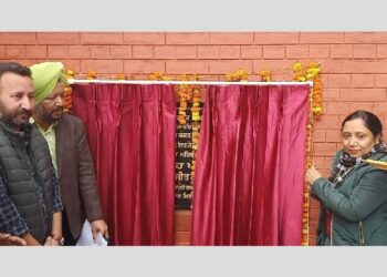 ਕੈਬਨਿਟ ਮੰਤਰੀ ਬਲਜੀਤ ਕੌਰ ਵੱਲੋਂ ਪੰਜ ਕਰੋੜ ਦੀ ਲਾਗਤ ਨਾਲ ਤਿੰਨ ਵਾਟਰ ਵਰਕਸਾਂ ਦੇ ਨਵੀਨੀਕਰਨ ਦੇ ਪ੍ਰੋਜੈਕਟਾਂ ਦਾ ਨੀਂਹ ਪੱਥਰ