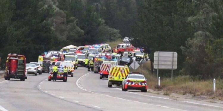 ਆਸਟ੍ਰੇਲੀਆ ਵਿੱਚ ਪੰਜ ਵਾਹਨਾਂ ਦੀ ਟੱਕਰ ਵਿੱਚ 2 ਵਿਅਕਤੀਆਂ ਦੀ ਮੌਤ