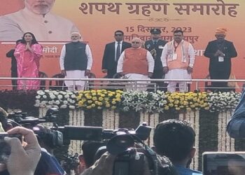 ਭਜਨ ਲਾਲ ਸ਼ਰਮਾ ਨੇ ਰਾਜਸਥਾਨ ਦੇ ਮੁੱਖ ਮੰਤਰੀ ਵਜੋਂ ਚੁੱਕੀ ਸਹੁੰ