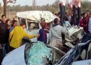 ਰਾਜਸਥਾਨ ਵਿੱਚ 2 ਕਾਰਾਂ ਦੀ ਟੱਕਰ ਵਿੱਚ 6 ਵਿਅਕਤੀਆਂ ਦੀ ਮੌਤ, 5 ਜ਼ਖਮੀ