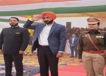 ਮੀਤ ਹੇਅਰ ਨੇ ਗਣਤੰਤਰ ਦਿਵਸ ਮੌਕੇ ਲਹਿਰਾਇਆ ਕੌਮੀ ਝੰਡਾ