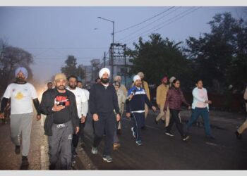 ਨਸ਼ਿਆਂ ਖ਼ਿਲਾਫ਼ ਰੂਪਨਗਰ ਪੁਲਿਸ ਅਤੇ ਜ਼ਿਲ੍ਹਾ ਪ੍ਰਸ਼ਾਸ਼ਨ ਨੇ ਕਰਵਾਈ ਮਿੰਨੀ ਮੈਰਾਥਨ