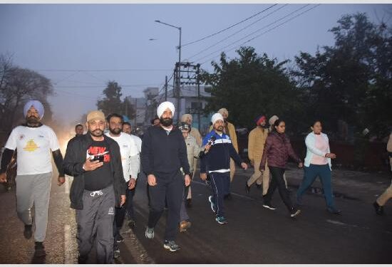 ਨਸ਼ਿਆਂ ਖ਼ਿਲਾਫ਼ ਰੂਪਨਗਰ ਪੁਲਿਸ ਅਤੇ ਜ਼ਿਲ੍ਹਾ ਪ੍ਰਸ਼ਾਸ਼ਨ ਨੇ ਕਰਵਾਈ ਮਿੰਨੀ ਮੈਰਾਥਨ