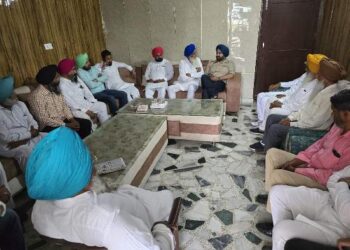 ਉਦੇਵੀਰ ਸਿੰਘ ਰੰਧਾਵਾ ਨੇ ਹਲਕਾ ਡੇਰਾ ਬਾਬਾ ਨਾਨਕ ਦੇ ਪਿੰਡ ਕੋਠਾ ਵਿਖੇ ਕੀਤੀ ਚੋਣ ਮੀਟਿੰਗ