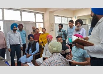 SDM ਬਾਬਾ ਬਕਾਲਾ ਸਾਹਿਬ ਨੇ ਸਿਆਸੀ ਪਾਰਟੀਆਂ ਦੇ ਆਗੂਆਂ ਨਾਲ ਕੀਤੀ ਮੀਟਿੰਗ