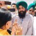 ਗੁਰਦੁਆਰਾ ਸਾਹਿਬ ਮੱਥਾ ਟੇਕਣ ਆਈ ਭਾਜਪਾ ਉਮੀਦਵਾਰ ਅਨੀਤਾ ਸੋਮਨਾਥ ਨੂੰ ਕਿਸਾਨਾਂ ਨੇ ਘੇਰਿਆ, ਪੁੱਛੇ ਸਵਾਲ