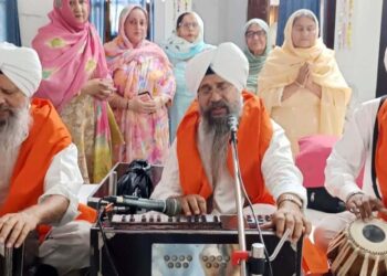 40 ਦਿਨਾ ਲੜੀਵਾਰ ਸ੍ਰੀ ਸੁਖਮਨੀ ਸਾਹਿਬ ਦੇ ਪਾਠ ਦਾ ਸਮਾਪਨ ਕੀਤਾ