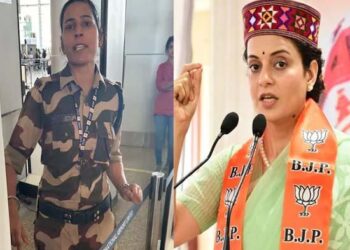 ਕੰਗਨਾ ਰਣੌਤ ਨੂੰ ਥੱਪੜ ਮਾਰਨ ਵਾਲੀ ਕੁਲਵਿੰਦਰ ਕੌਰ ਦਾ ਬੰਗਲੌਰ ਤਬਾਦਲਾ