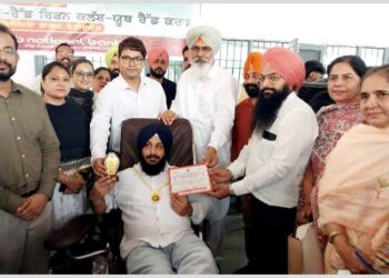 ਐੱਨ.ਐੱਸ.ਐੱਸ ਵਿਭਾਗ, ਰੈਡ ਰਿਬਨ ਕਲੱਬ,ਯੂਥ ਰੈੱਡ ਕਰਾਸ ਵੱਲੋਂ ਬ੍ਰਿਜਿੰਦਰਾ ਕਾਲਜ ਵਿਖੇ ਖੂਨਦਾਨ ਕੈਂਪ ਦਾ ਆਯੋਜਨ