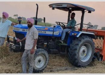 ਪਿੰਡ ਪੰਜ ਗਰਾਈਆਂ ਦੇ ਕਿਸਾਨ ਬਿਨਾਂ ਪਰਾਲੀ ਨੂੰ ਅੱਗ ਲਗਾਏ ਕਰ ਰਹੇ ਹਨ ਕਣਕ ਦੀ ਬਿਜਾਈ