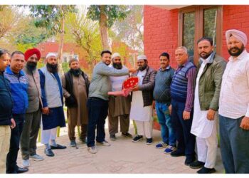 ਮਾਰਕੀਟ ਕਮੇਟੀ ਮਾਲੇਰਕੋਟਲਾ ਦੇ ਨਿਯੁਕਤ ਹੋਏ ਚੇਅਰਮੈਨ ਜਾਫਰ ਅਲੀ ਦਾ ਮੂੰਹ ਮਿੱਠਾ ਕਰਵਾ ਕੇ ਕੀਤਾ ਆਪ ਆਗੂਆਂ ਨੇ ਪਾਰਟੀ ਦਾ ਧੰਨਵਾਦ