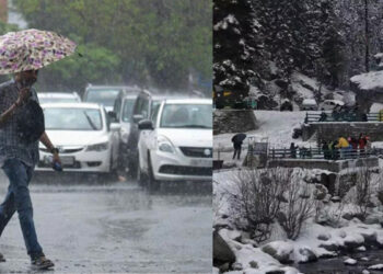 ਇਨ੍ਹਾਂ ਰਾਜਾਂ ਵਿੱਚ ਮੀਂਹ ਅਤੇ ਬਰਫ਼ਬਾਰੀ ਦੀ ਚੇਤਾਵਨੀ