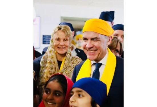 ਕੈਨੇਡਾ ਦੇ ਪ੍ਰਧਾਨ ਮੰਤਰੀ ਮਾਰਕ ਕਾਰਨੇ ਵੱਲੋਂ ਵਿਸਾਖੀ ਤੇ ਓਟਾਵਾ ਗੁਰਦੁਆਰਾ ਸਾਹਿਬ ਪੁੱਜੇ