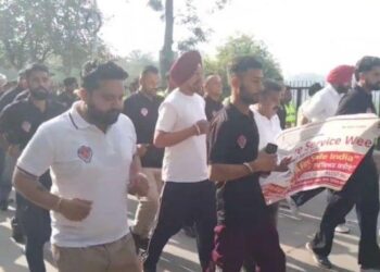 ਵੱਖਰਾ ਉਪਰਾਲਾ,ਪਹਿਲੀ ਵਾਰ ਅੱਗ ਤੋਂ ਬਚਾਅ ਦੀ ਜਾਗਰੂਕਤਾ ਫੈਲਾਉਣ ਲਈ ਸ਼ੁਰੂ ਹੋਈ ਮੈਰਾਥਨ