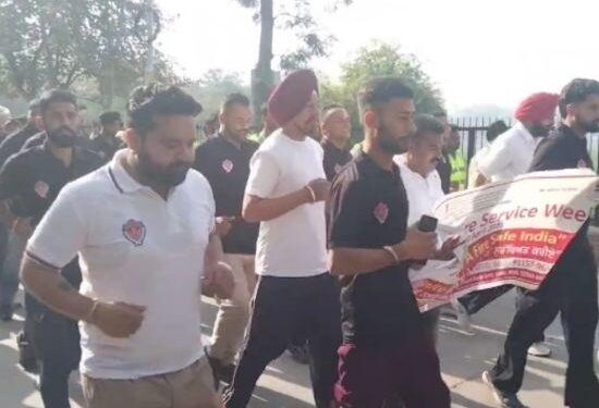 ਵੱਖਰਾ ਉਪਰਾਲਾ,ਪਹਿਲੀ ਵਾਰ ਅੱਗ ਤੋਂ ਬਚਾਅ ਦੀ ਜਾਗਰੂਕਤਾ ਫੈਲਾਉਣ ਲਈ ਸ਼ੁਰੂ ਹੋਈ ਮੈਰਾਥਨ