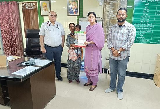 ਜ਼ਰੂਰਤਮੰਦ ਬੱਚੀ ਦਾ ਸਿਵਲ ਹਸਪਤਾਲ ਸੁਲਤਾਨਪੁਰ ਲੋਧੀ ਦੇ ਡਾਕਟਰਾਂ ਵੱਲੋਂ ਕਰਵਾਇਆ ਗਿਆ ਇਲਾਜ