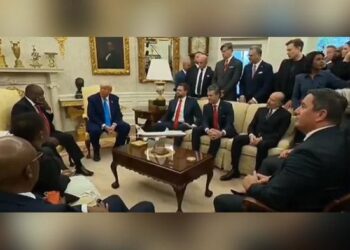 ਟਰੰਪ ਨੇ ਛੇਵੀਂ ਵਾਰ ਕਿਹਾ: ‘ਮੈਂ ਪਾਕਿਸਤਾਨ ਅਤੇ ਭਾਰਤ ਵਿਚਕਾਰ ਜੰਗ ‘ਵਪਾਰ’ ਰਾਹੀਂ ਕੀਤੀ ਖਤਮ’