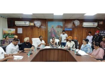 ਕੈਬਨਿਟ ਮੰਤਰੀ ਡਾ. ਬਲਜੀਤ ਕੌਰ ਵੱਲੋਂ ਵਿਕਾਸ ਕਾਰਜਾਂ ਦੀ ਸਮੀਖਿਆ ਲਈ ਮੀਟਿੰਗ