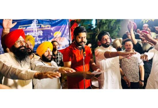 ਵਿਧਾਇਕ ਸ਼ੈਰੀ ਕਲਸੀ ਨੇ ਲੋਕਾਂ ਨੂੰ ਨਸ਼ਿਆਂ ਖ਼ਿਲਾਫ਼ ਕੀਤਾ ਜਾਗਰੂਕ