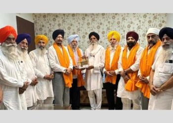 ਤਖ਼ਤ ਸ੍ਰੀ ਹਰਿਮੰਦਰ ਜੀ ਪਟਨਾ ਸਾਹਿਬ ਪ੍ਰਬੰਧਕ ਕਮੇਟੀ ਨੇ ਐਡਵੋਕੇਟ ਧਾਮੀ ਨਾਲ ਕੀਤੀ ਮੁਲਾਕਾਤ