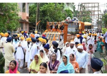 ਸ੍ਰੀ ਗੁਰੂ ਤੇਗ ਬਹਾਦਰ ਸਾਹਿਬ ਜੀ ਦੇ ਸ਼ਹੀਦੀ ਸਾਕੇ ਦੀ 350 ਸਾਲਾ ਸ਼ਤਾਬਦੀ ਸਮਾਗਮ