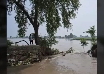 ਬਿਆਸ ਨੇੜੇ ਨਹਿਰ ਵਿਚ ਪਿਆ ਪਾੜ