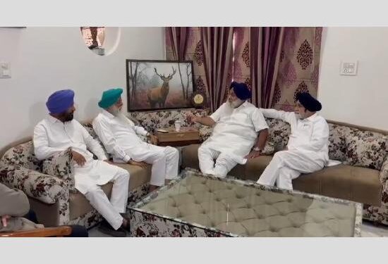 ਸੁਖਬੀਰ ਤੇ ਰਾਜੇਵਾਲ ਵਿਚਾਲੇ ਵੱਡੀ ਮੀਟਿੰਗ! ਸਿਆਸੀ ਅਟਕਲਾਂ ਤੇਜ਼