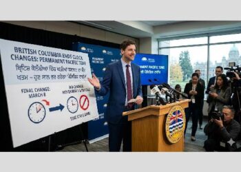 British Columbia ਦਾ ਇਤਿਹਾਸਕ ਫੈਸਲਾ: ਹੁਣ ਸਾਲ ਭਰ ਨਹੀਂ ਬਦਲੀਆਂ ਜਾਣਗੀਆਂ ਘੜੀਆਂ