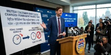 British Columbia ਦਾ ਇਤਿਹਾਸਕ ਫੈਸਲਾ: ਹੁਣ ਸਾਲ ਭਰ ਨਹੀਂ ਬਦਲੀਆਂ ਜਾਣਗੀਆਂ ਘੜੀਆਂ