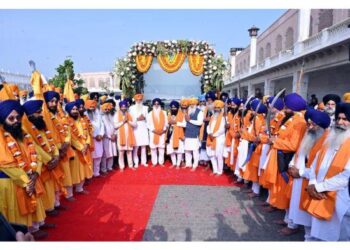 ਸ਼ਹੀਦ ਭਾਈ ਤਾਰਾ ਸਿੰਘ ਦੀ ਸ਼ਹੀਦੀ ਸ਼ਤਾਬਦੀ ਨੂੰ ਸਮਰਪਿਤ ਸ੍ਰੀ ਅਕਾਲ ਤਖ਼ਤ ਸਾਹਿਬ ਤੋਂ ਆਰੰਭ ਹੋਇਆ ਖਾਲਸਾ ਮਾਰਚ